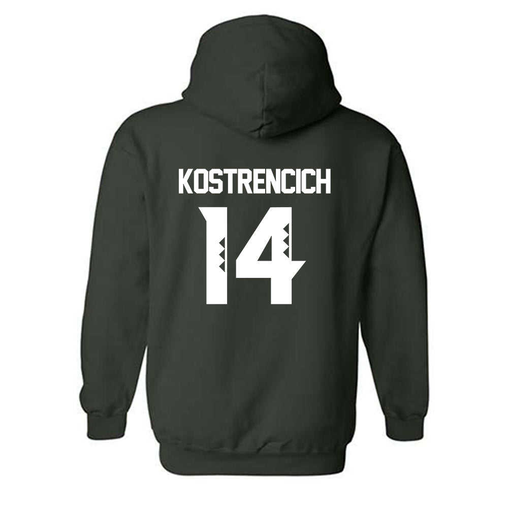 Hawaii - NCAA Softball : Addison Kostrencich - Classic Shersey Hooded Sweatshirt-1