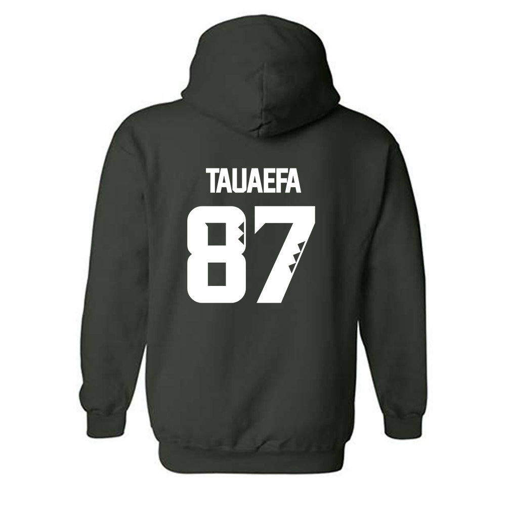 Hawaii - NCAA Football : Devon Tauaefa - Classic Shersey Hooded Sweatshirt-1