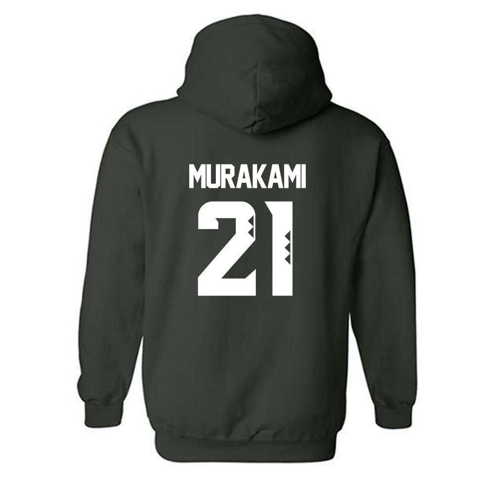 Hawaii - NCAA Softball : Carys Murakami - Classic Shersey Hooded Sweatshirt-1