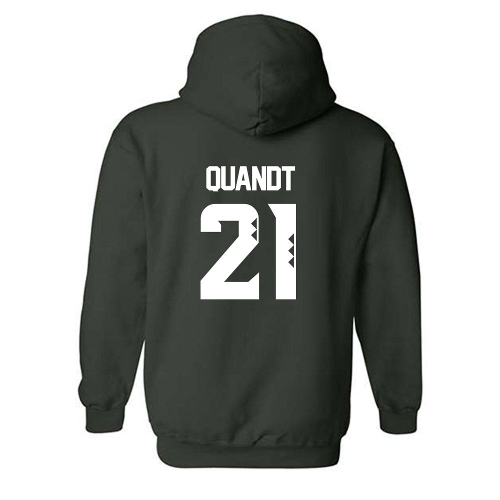 Hawaii - NCAA Baseball : Jared Quandt - Classic Shersey Hooded Sweatshirt-1