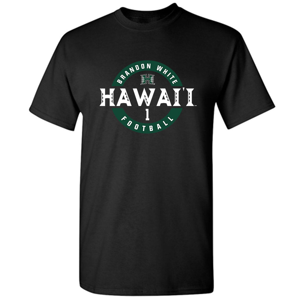 Hawaii - NCAA Football : Brandon White - Classic Fashion Shersey T-Shirt-0