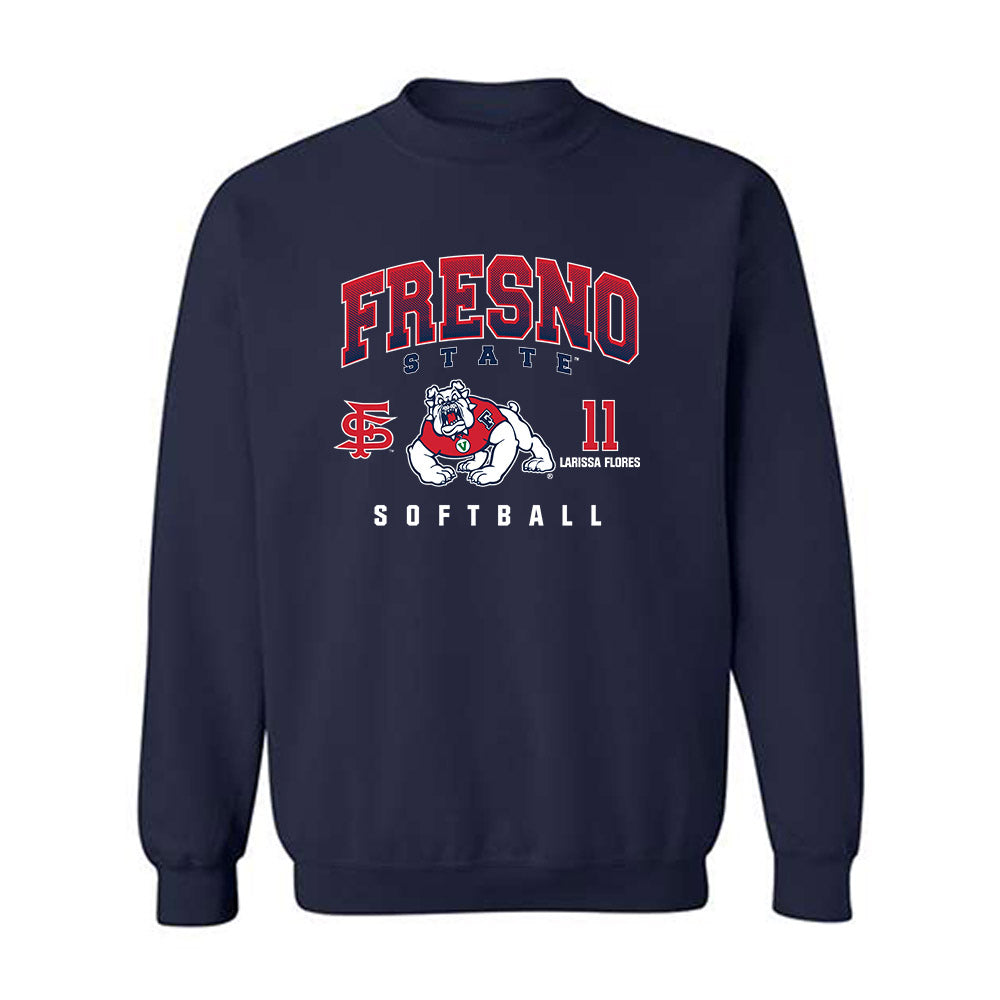 Fresno State - NCAA Softball : Larissa Flores - Classic Fashion Shersey Crewneck Sweatshirt-0