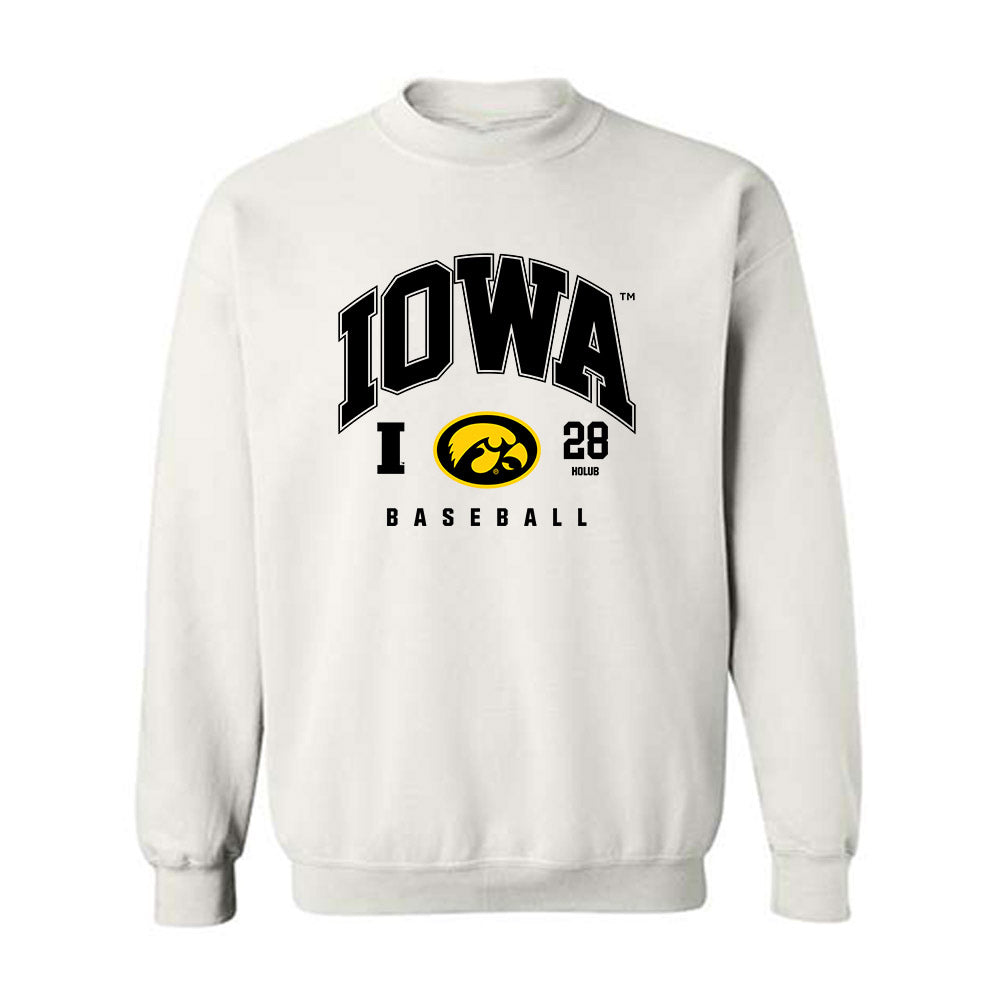 Iowa - NCAA Baseball : Andrew Holub - Classic Fashion Shersey Crewneck Sweatshirt-0