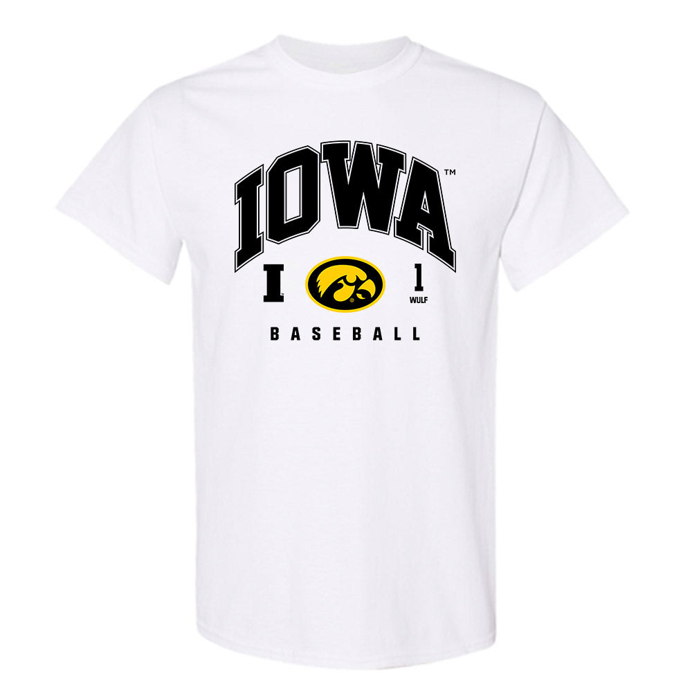 Iowa - NCAA Baseball : Caleb Wulf - Classic Fashion Shersey T-Shirt-0