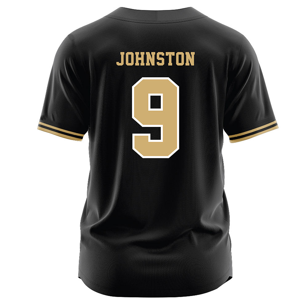 Vanderbilt - NCAA Baseball : Brodie Johnston - Black Jersey-1