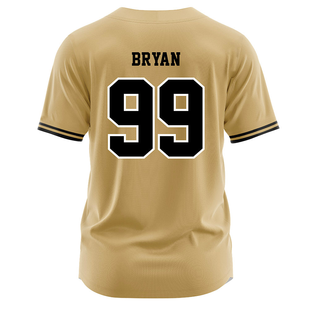 Vanderbilt - NCAA Baseball : England Bryan - Gold Jersey