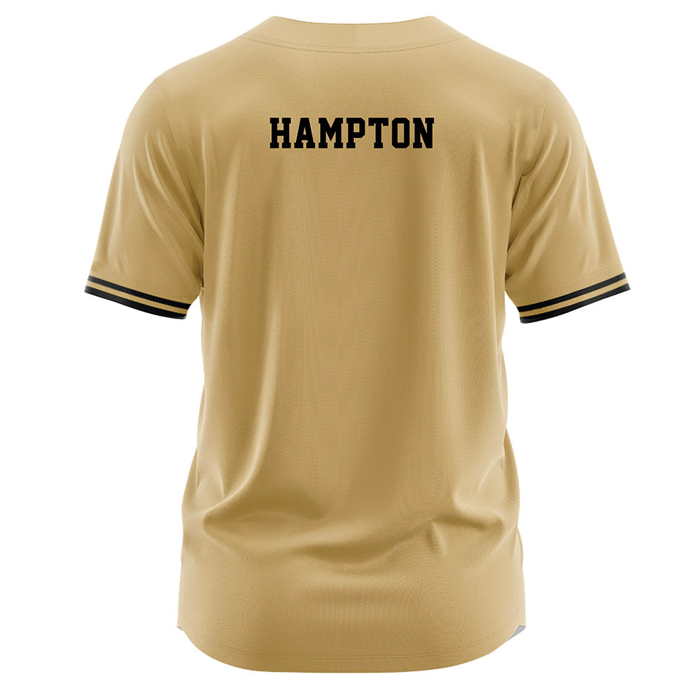 Vanderbilt - NCAA Baseball : Will Hampton - Gold Jersey-1