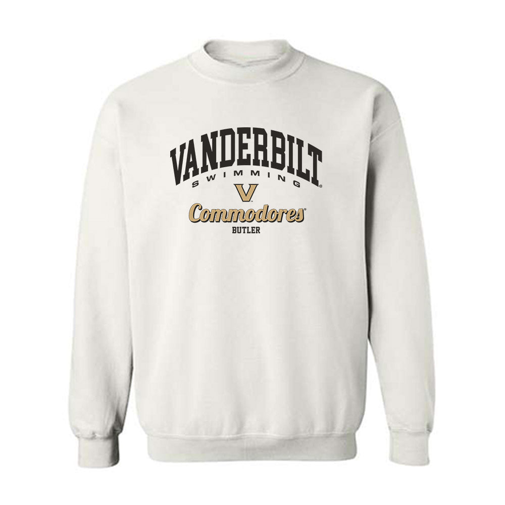 Vanderbilt - NCAA Women's Swimming & Diving : Ellie Butler - Classic Fashion Shersey Crewneck Sweatshirt-0