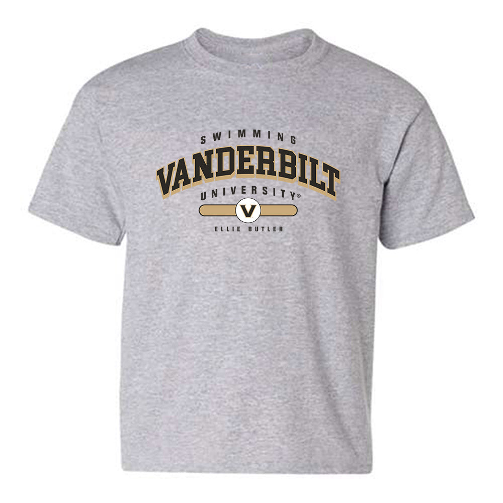 Vanderbilt - NCAA Women's Swimming & Diving : Ellie Butler - Classic Fashion Shersey Youth T-Shirt-0