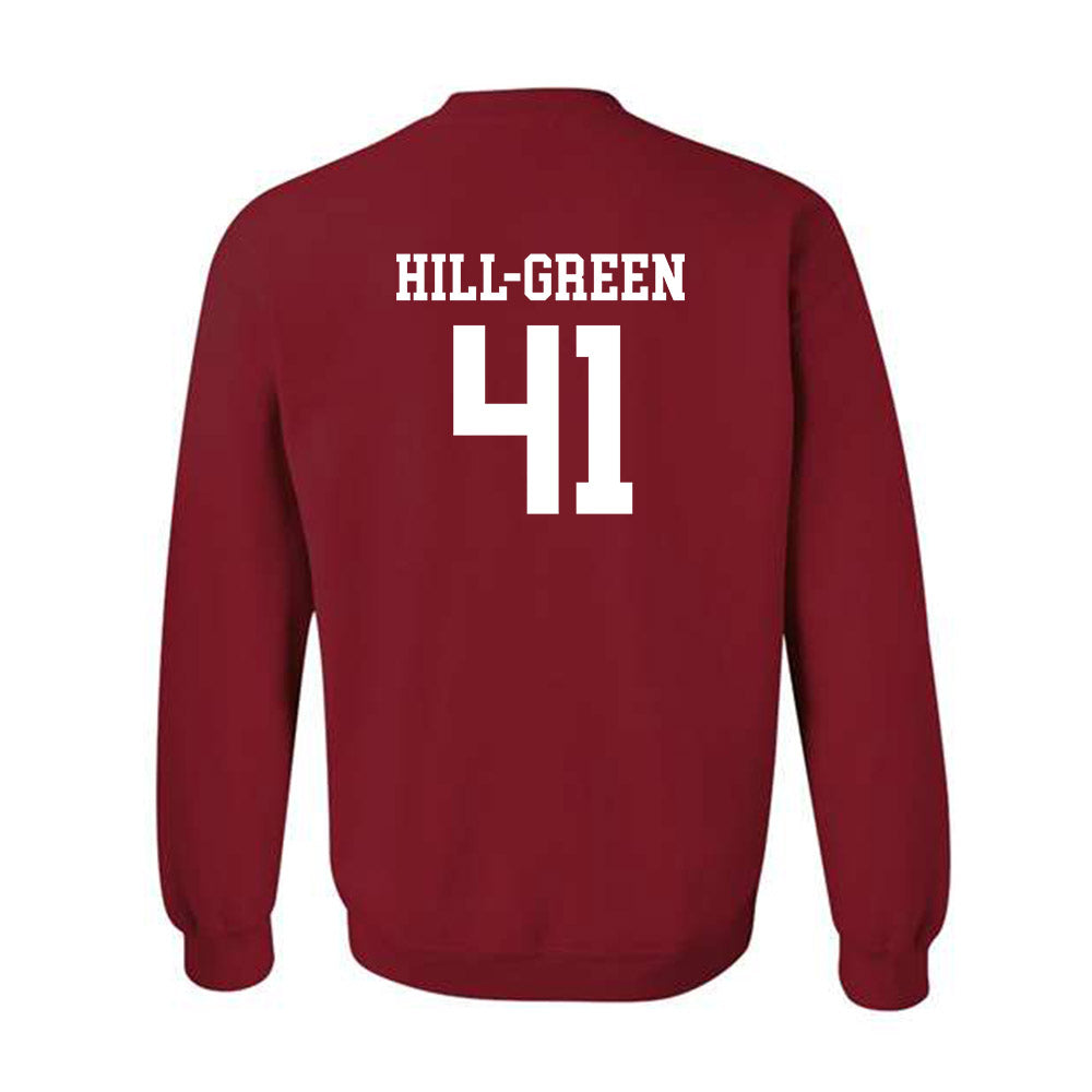 Alabama - NCAA Football : Nikhai Hill-Green - Classic Shersey Crewneck Sweatshirt-1