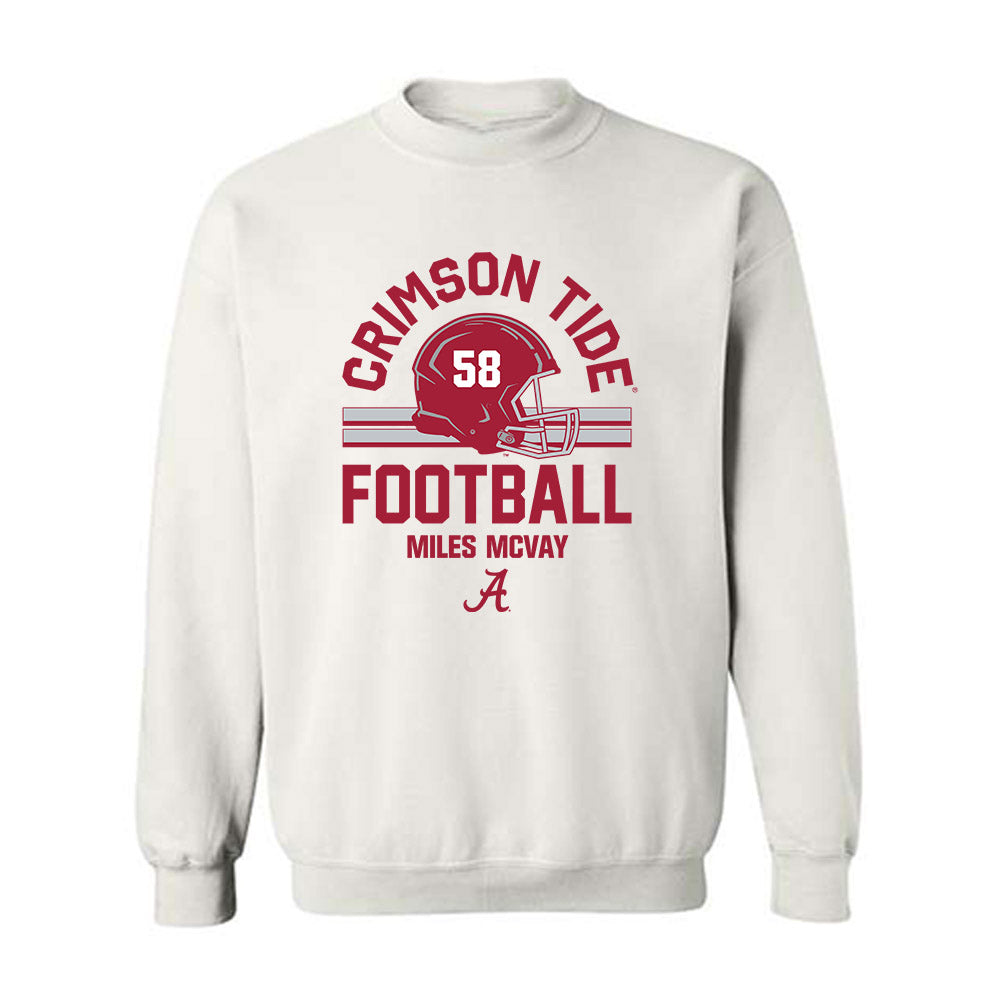 Alabama - NCAA Football : Miles McVay - Crewneck Sweatshirt