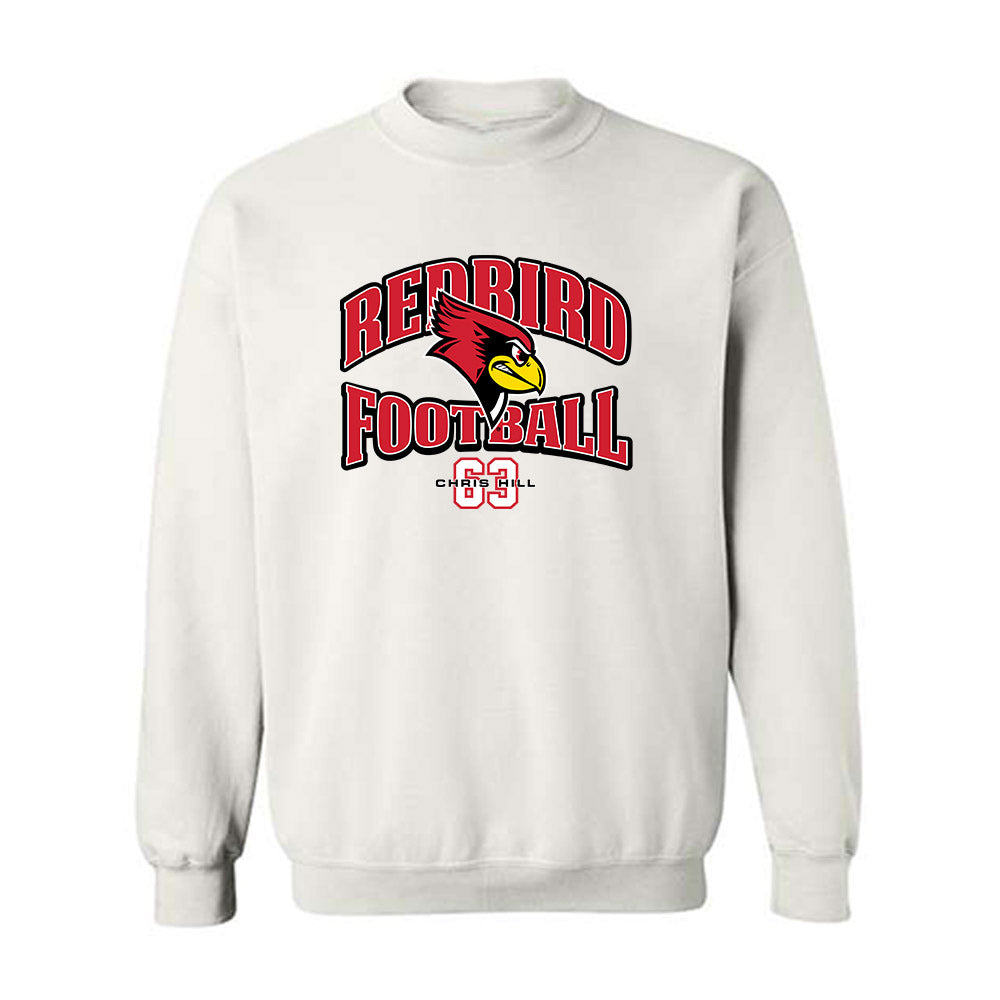 Illinois State - NCAA Football : Chris Hill - Classic Fashion Shersey Crewneck Sweatshirt-0
