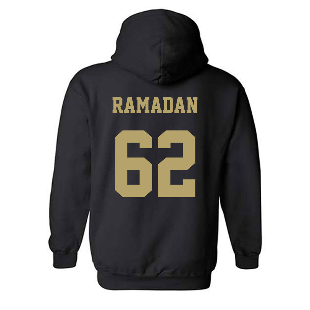 JMU - NCAA Football : Ibraheem Ramadan - Fashion Shersey Hooded Sweatshirt-1