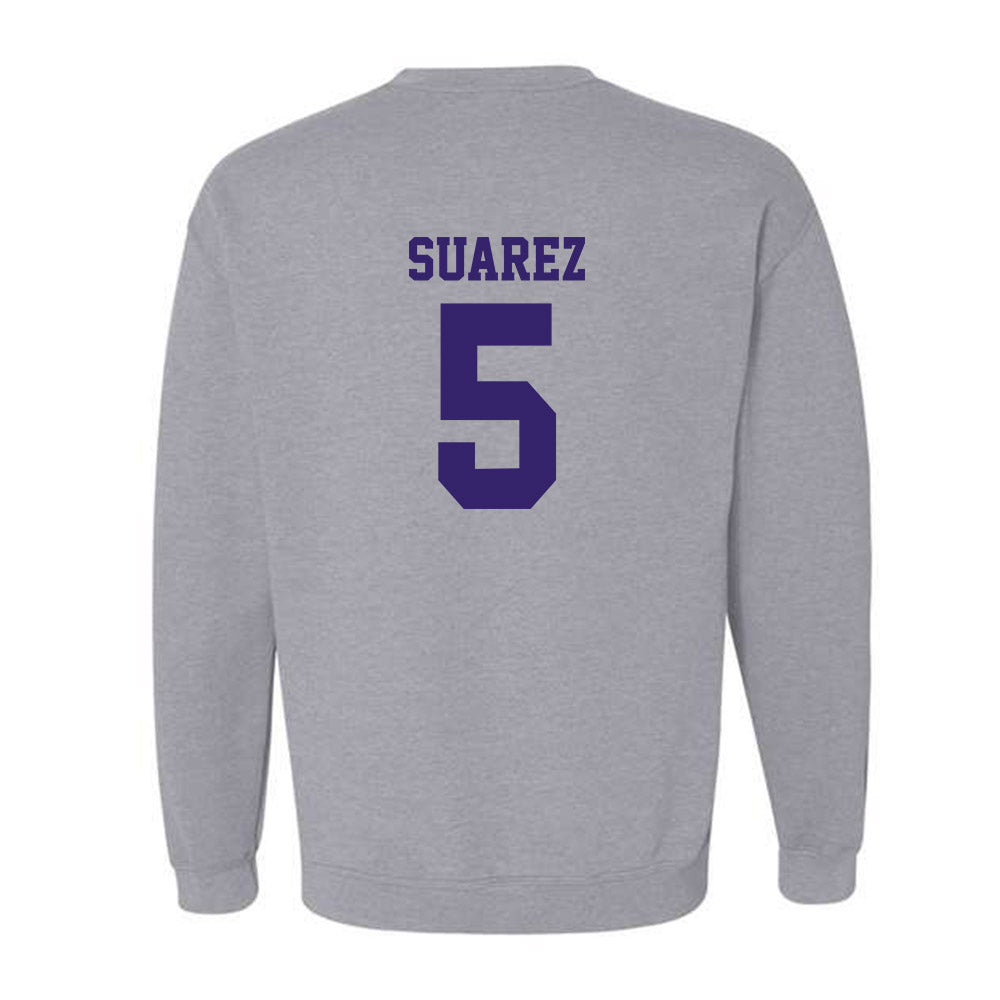 JMU - NCAA Football : Morgan Suarez - Classic Shersey Crewneck Sweatshirt-1