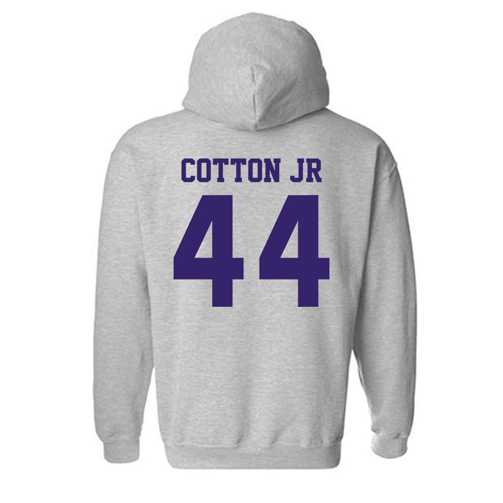 JMU - NCAA Football : DJ Cotton Jr - Classic Shersey Hooded Sweatshirt-1