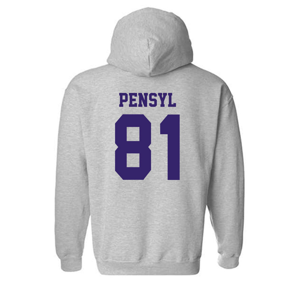JMU - NCAA Football : Chase Pensyl - Classic Shersey Hooded Sweatshirt-1