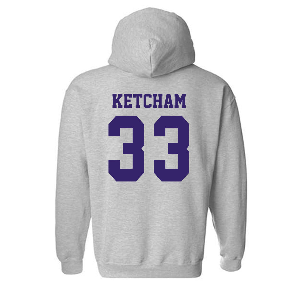 JMU - NCAA Football : Logan Ketcham - Classic Shersey Hooded Sweatshirt-1