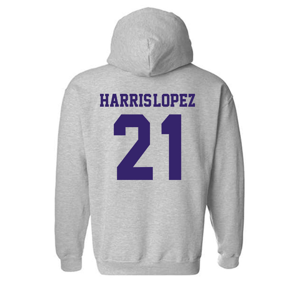 JMU - NCAA Football : Curtis Harris-Lopez - Classic Shersey Hooded Sweatshirt-1