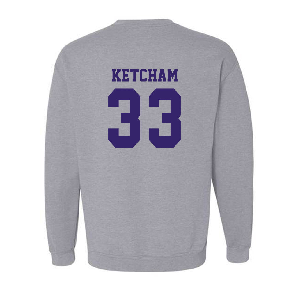 JMU - NCAA Football : Logan Ketcham - Classic Shersey Crewneck Sweatshirt-1