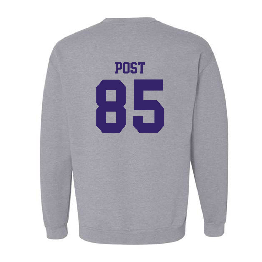 JMU - NCAA Football : Ryder Post - Classic Shersey Crewneck Sweatshirt-1