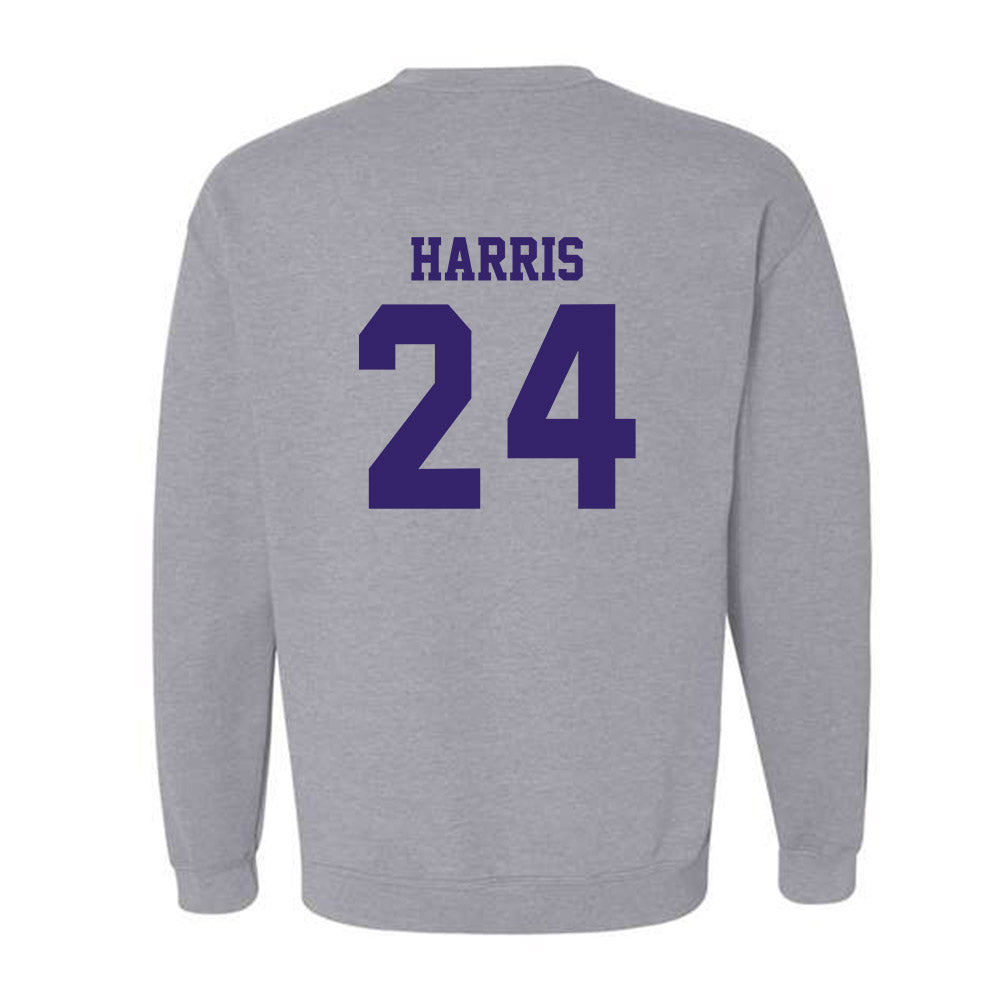JMU - NCAA Football : Phillip Harris - Classic Shersey Crewneck Sweatshirt-1