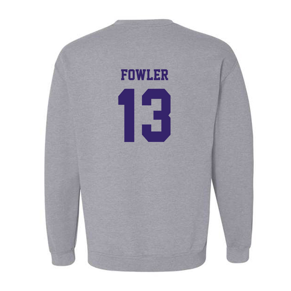 JMU - NCAA Men's Basketball : Preston Fowler - Classic Shersey Crewneck Sweatshirt-1