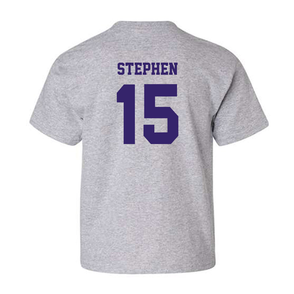 JMU - NCAA Men's Basketball : Joshua Stephen - Classic Shersey Youth T-Shirt-1