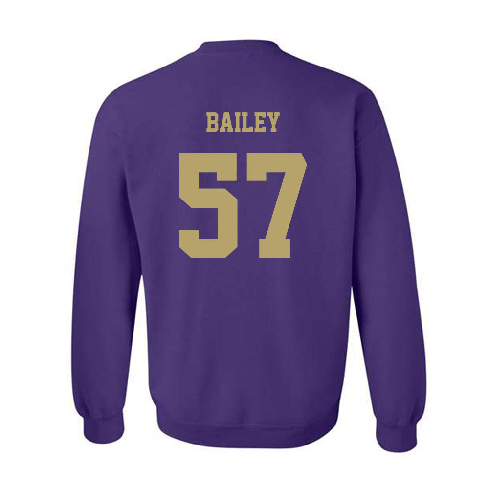 JMU - NCAA Football : Jacob Bailey - Fashion Shersey Crewneck Sweatshirt-1