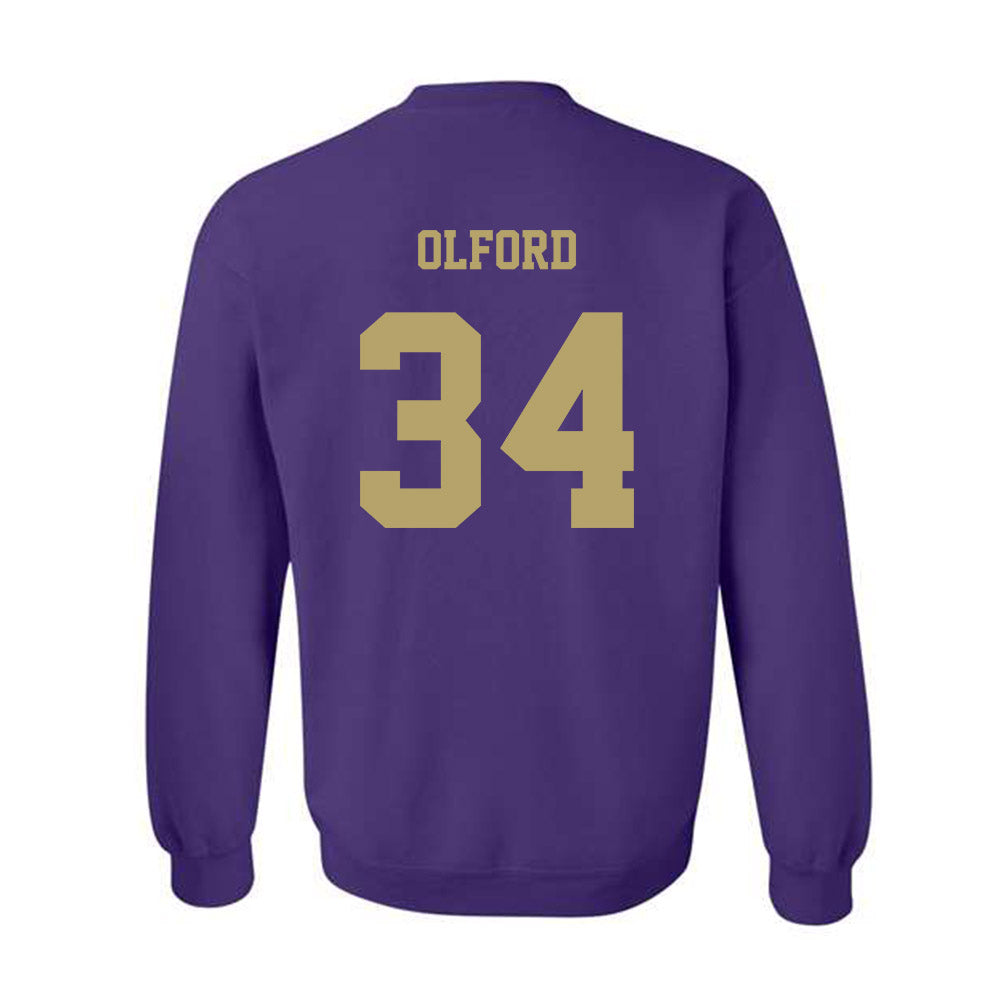 JMU - NCAA Football : Jamal Olford - Fashion Shersey Crewneck Sweatshirt-1
