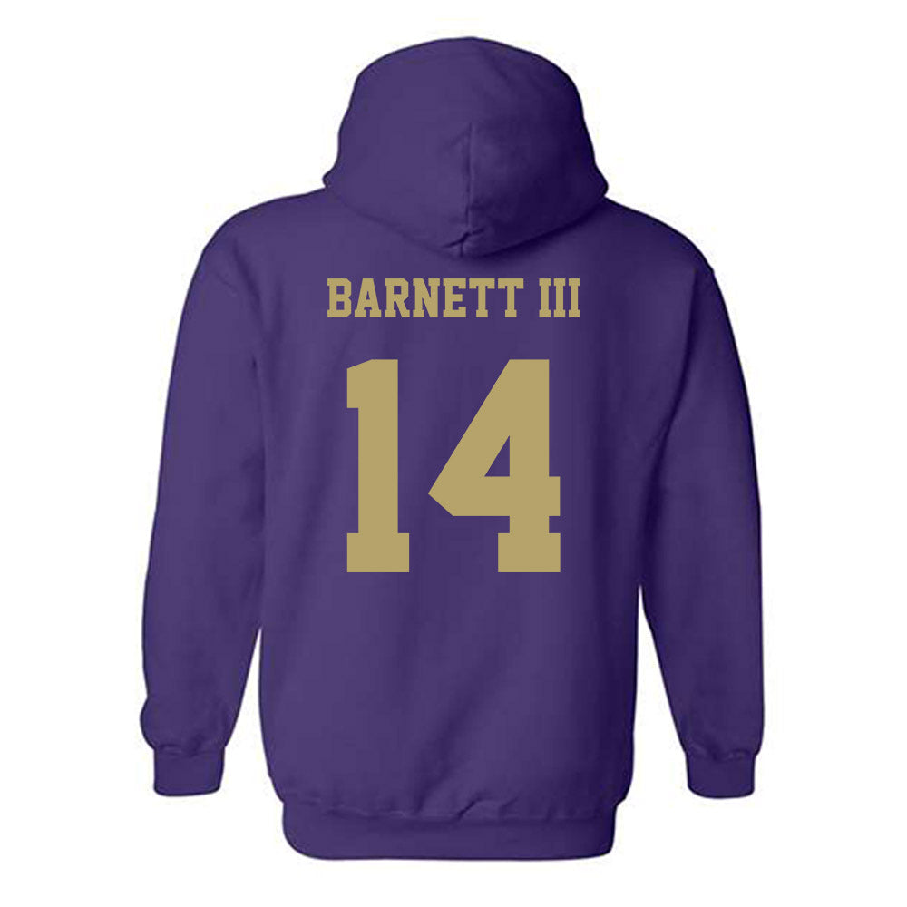 JMU - NCAA Football : Alonza Barnett III - Fashion Shersey Hooded Sweatshirt
