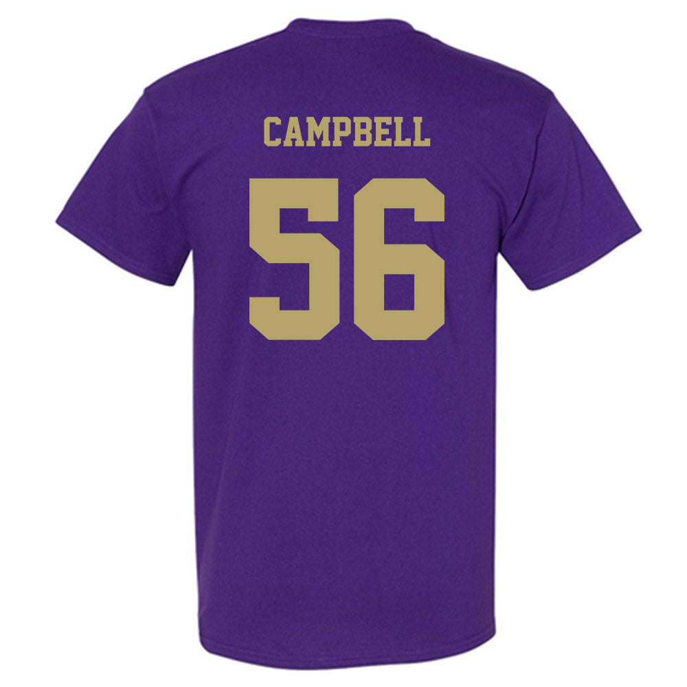 JMU - NCAA Football : JaKobe Campbell - Fashion Shersey T-Shirt-1