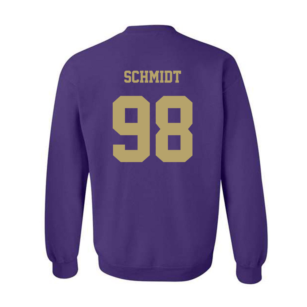 JMU - NCAA Football : Turner Schmidt - Fashion Shersey Crewneck Sweatshirt-1