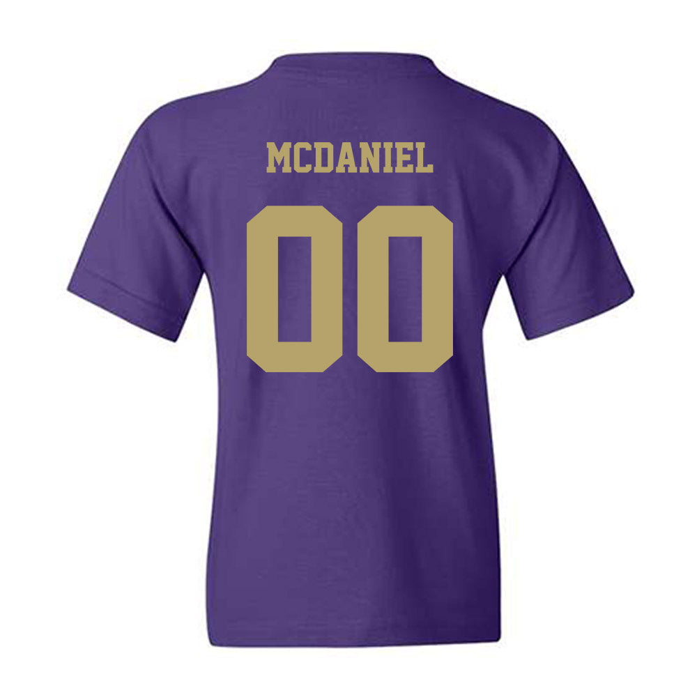 JMU - NCAA Women's Basketball : Peyton McDaniel - Fashion Shersey Youth T-Shirt-1