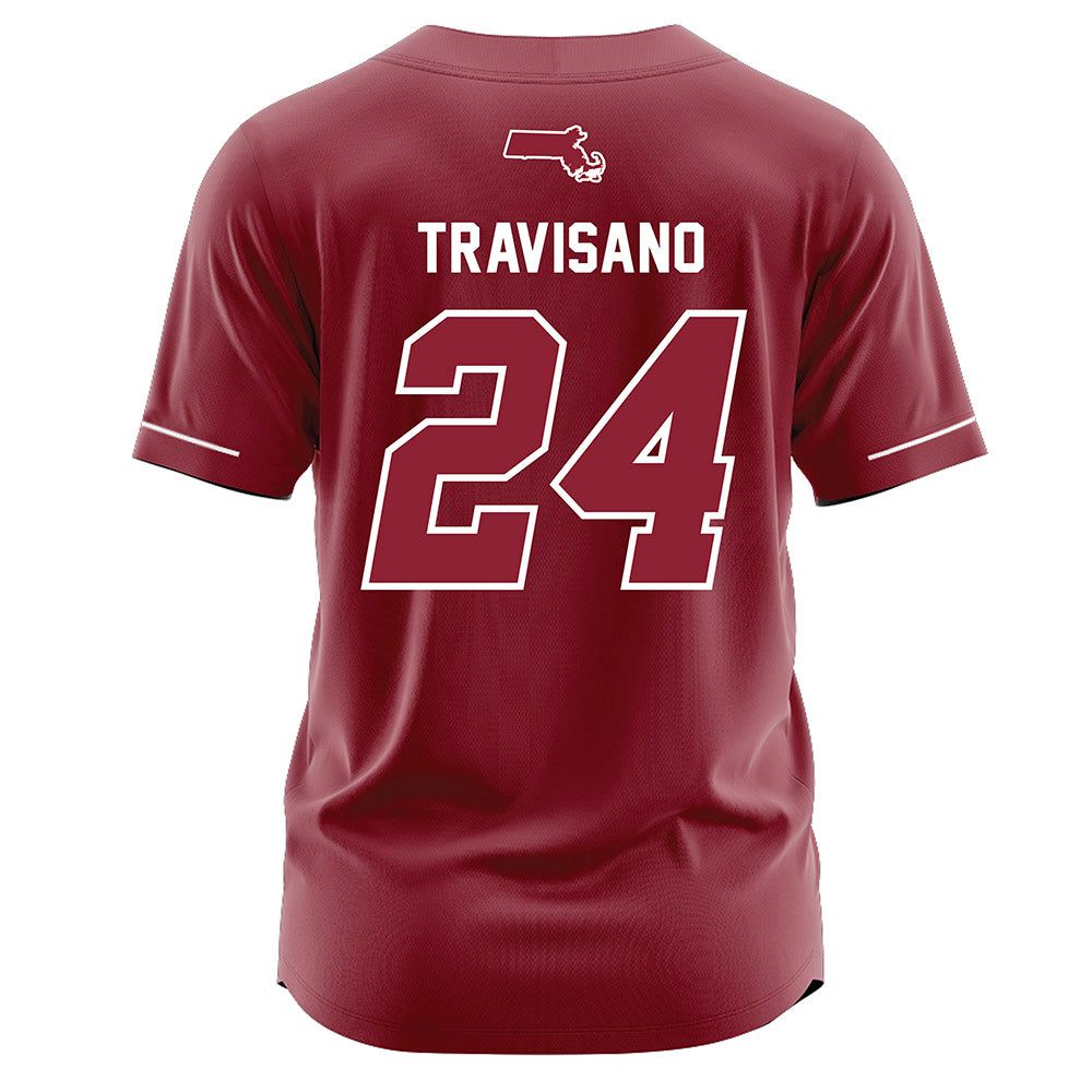 UMass - NCAA Baseball : Matt Travisano - Burgundy Jersey