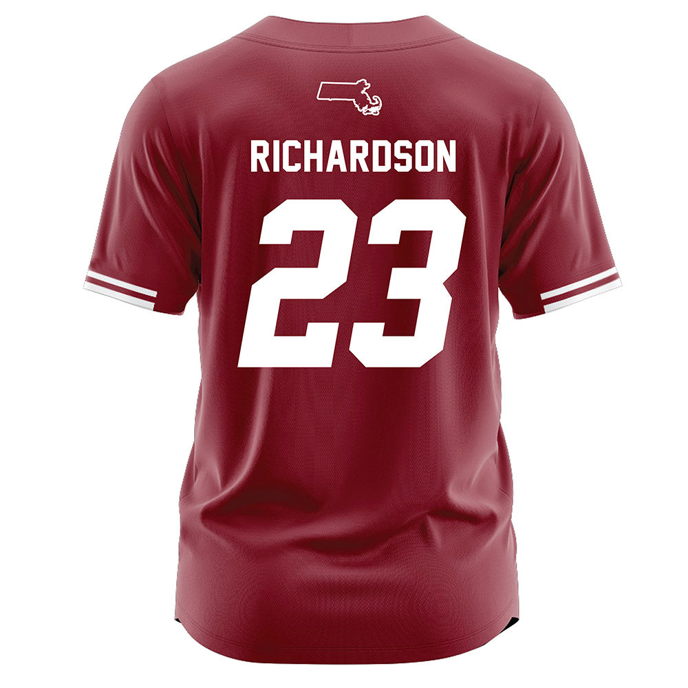 UMass - NCAA Softball : Taylor Richardson - Burgundy Softball Jersey