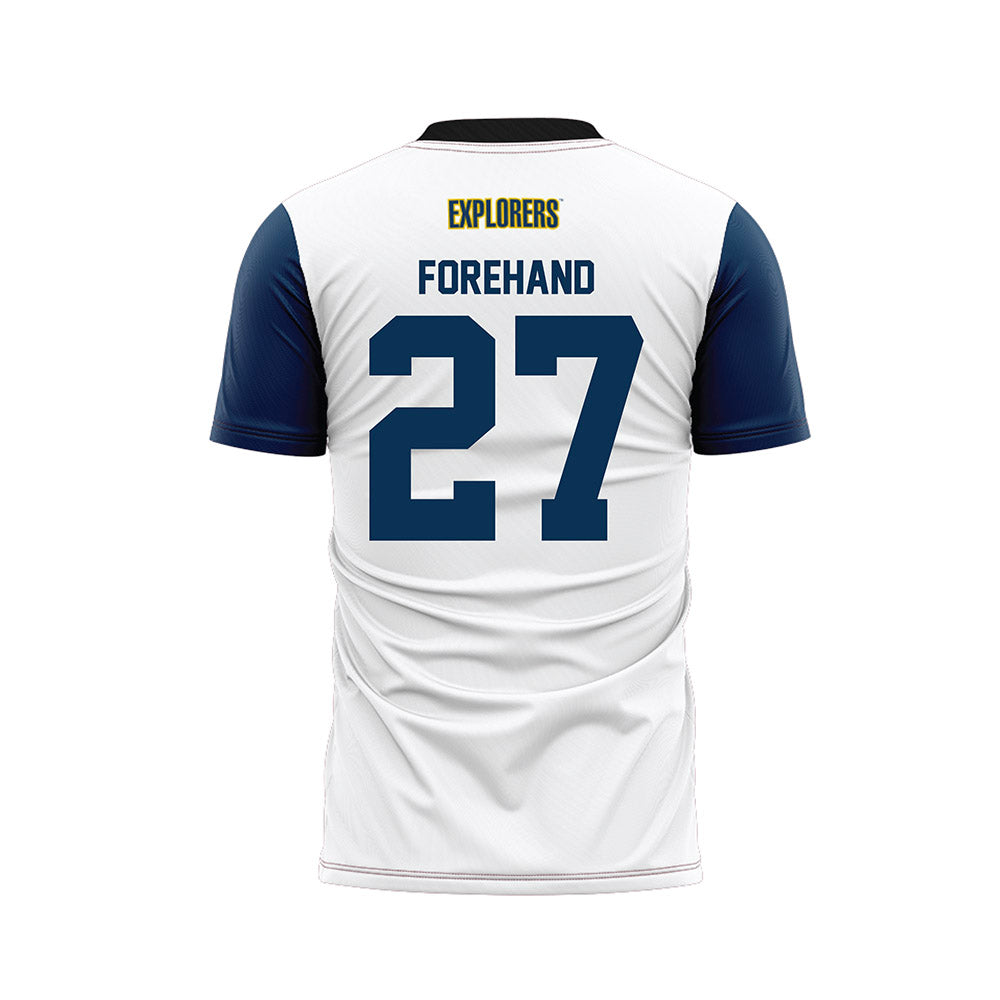 La Salle - NCAA Men's Soccer : Zach Forehand - White Soccer Jersey-1