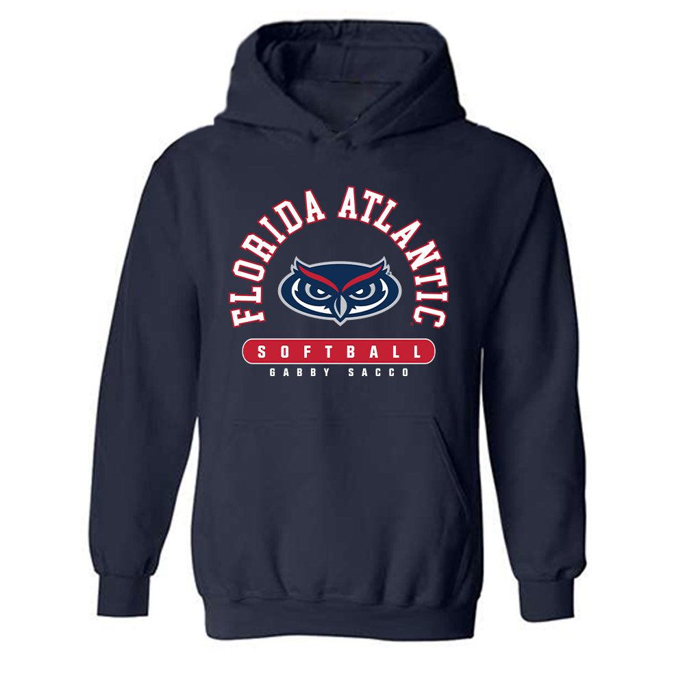FAU - NCAA Softball : Gabby Sacco - Hooded Sweatshirt-0