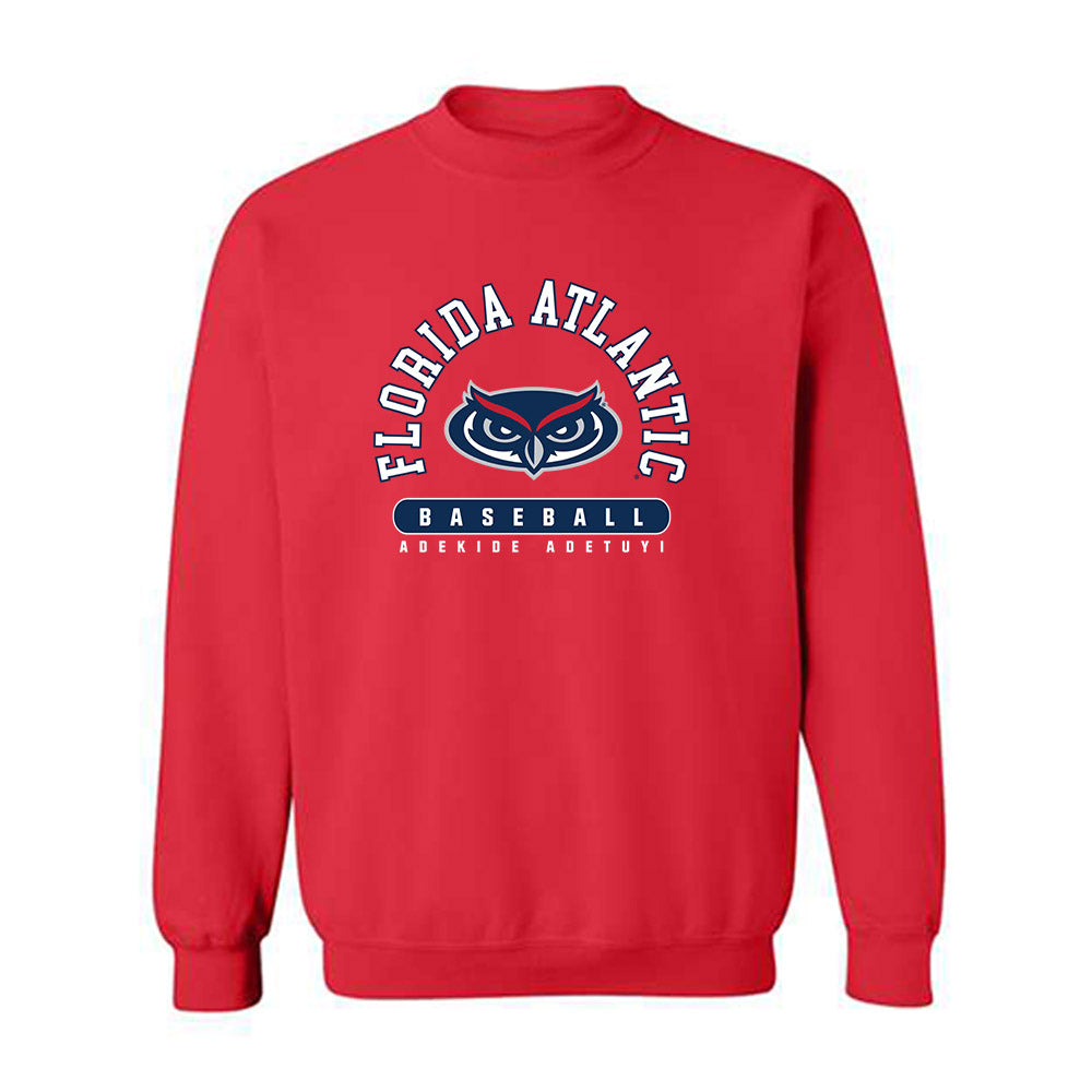 FAU - NCAA Baseball : Adekide Adetuyi - Crewneck Sweatshirt-0