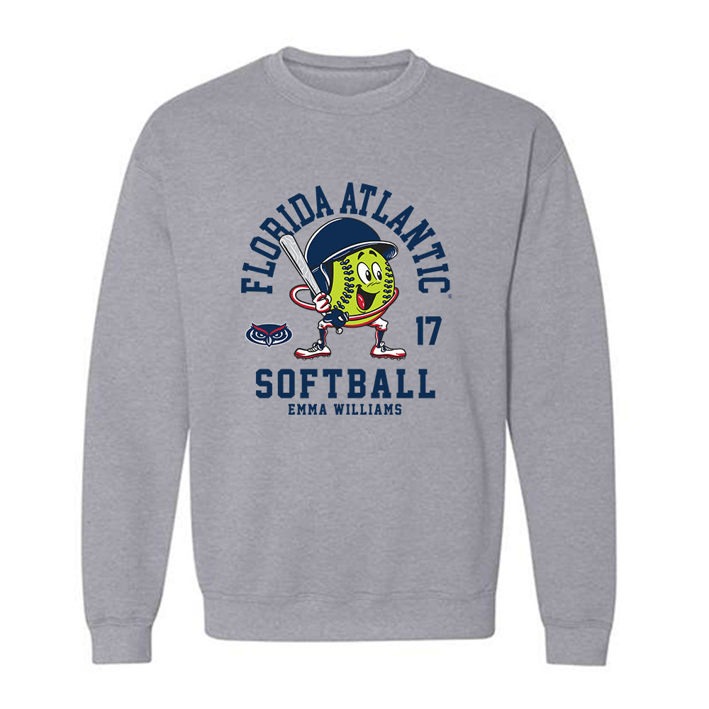 FAU - NCAA Softball : Emma Williams - Crewneck Sweatshirt-0