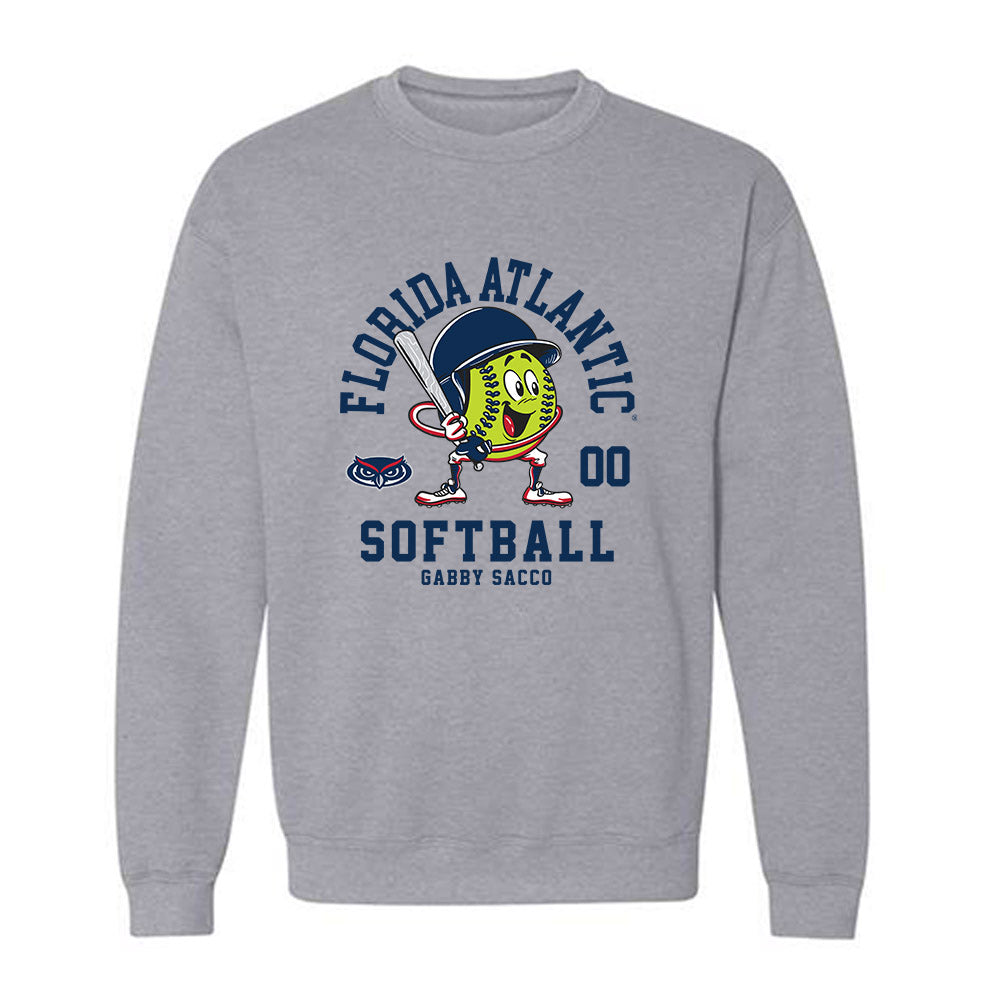 FAU - NCAA Softball : Gabby Sacco - Crewneck Sweatshirt-0