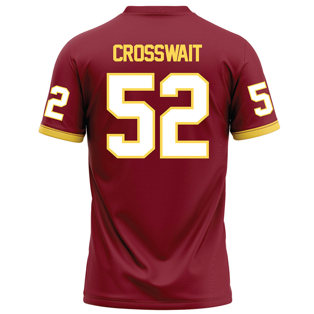 NSU - NCAA Football : Tate Crosswait - Maroon Football Jersey