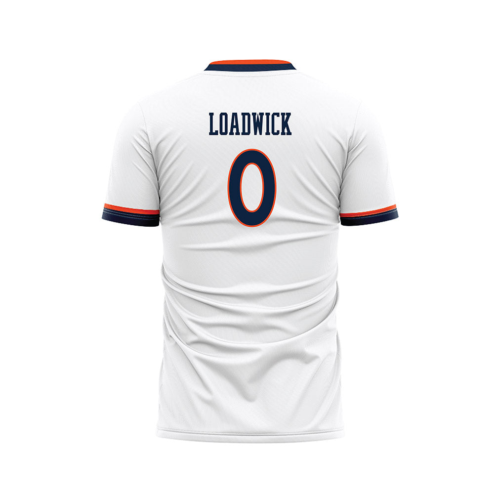 Auburn - NCAA Women's Soccer : Malia Loadwick - White Soccer Jersey-1