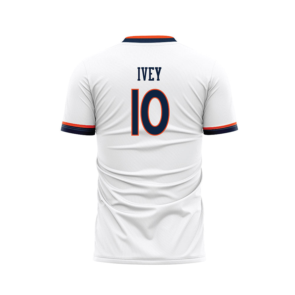 Auburn - NCAA Women's Soccer : Grace Ivey - White Soccer Jersey-1