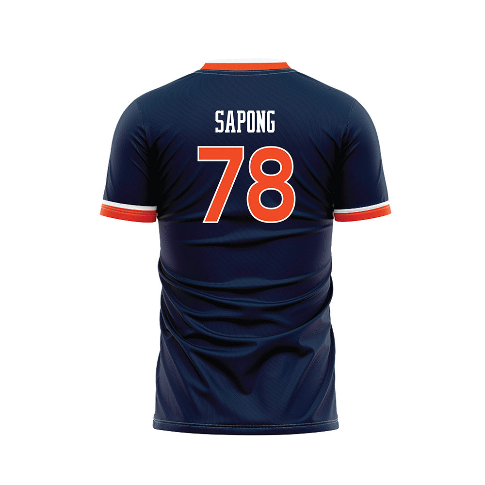 Auburn - NCAA Women's Soccer : Jenna Sapong - Navy Soccer Jersey