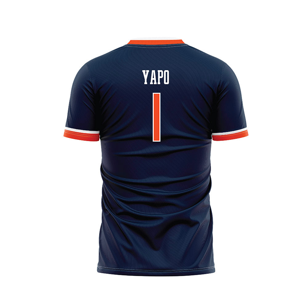 Auburn - NCAA Women's Soccer : Ayana Yapo - Navy Soccer Jersey