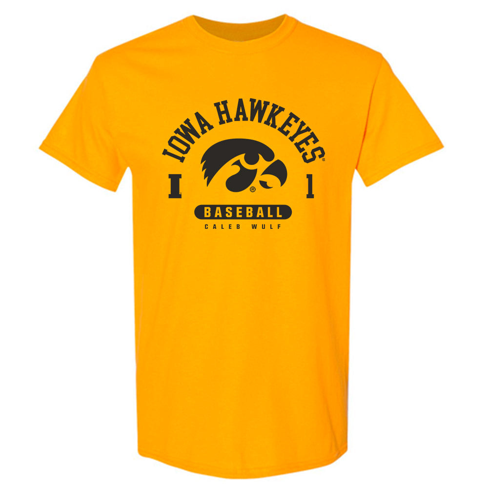 Iowa - NCAA Baseball : Caleb Wulf - Classic Fashion Shersey T-Shirt-0