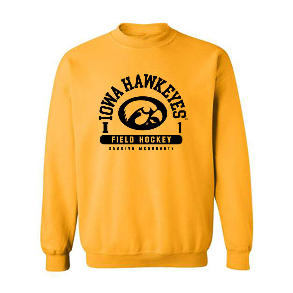 Iowa - NCAA Women's Field Hockey : Sabrina McGroarty - Classic Fashion Shersey Crewneck Sweatshirt
