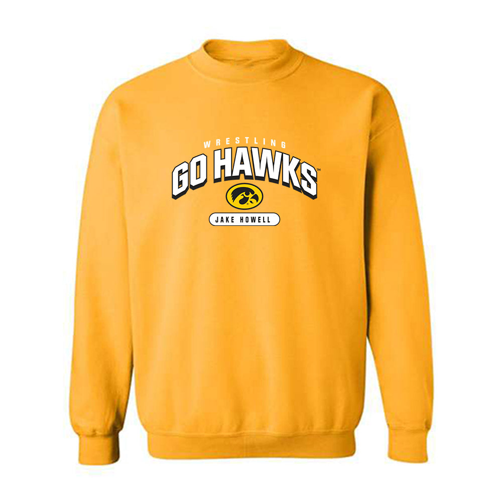 Iowa - NCAA Wrestling : Jake Howell - Classic Fashion Shersey Crewneck Sweatshirt-0