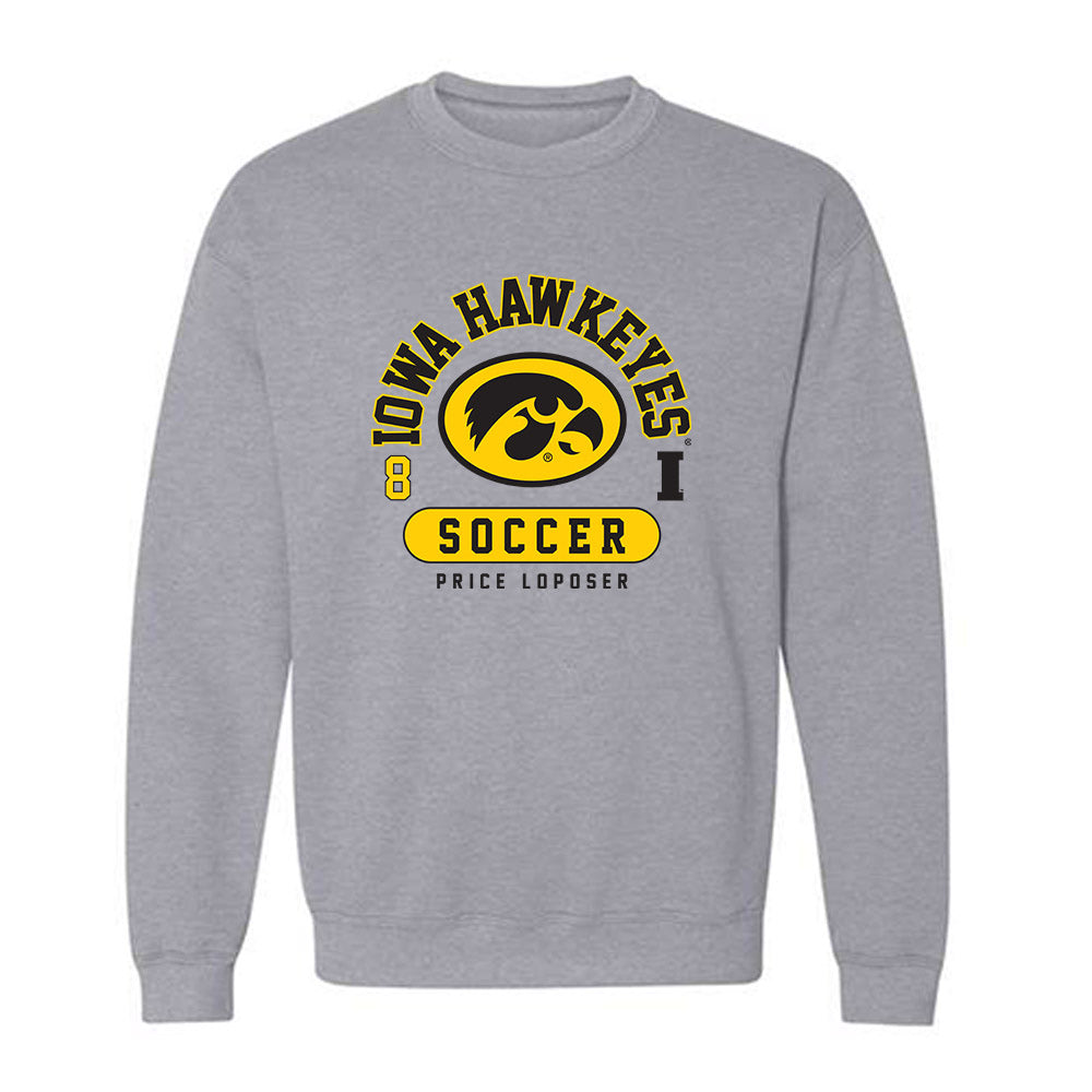 Iowa - NCAA Women's Soccer : Price Loposer - Crewneck Sweatshirt-0