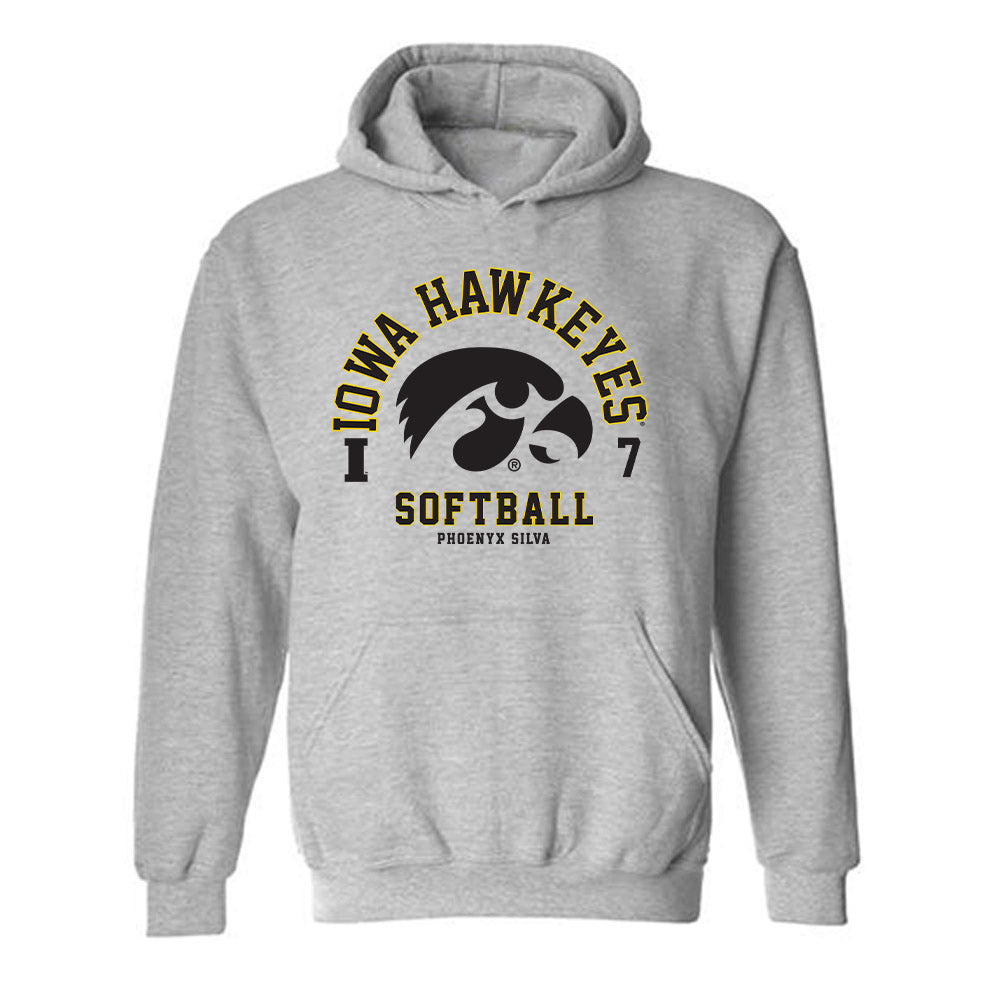 Iowa - NCAA Softball : Phoenyx Silva - Classic Fashion Shersey Hooded Sweatshirt-0